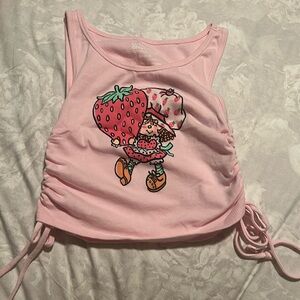 Light Pink Strawberry Shortcake Top